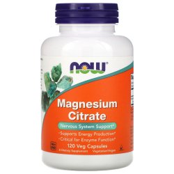 NOW FOODS - Compléments alimentaires  - Citrate de magnésium, 120 c...