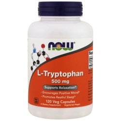 NOW Foods - L-Tryptophane, 500 mg, 120 Capsules Végétariennes - San...