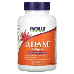 NOW Foods - ADAM, Multivitamines pour Hommes, 90 Capsules à Envelop...