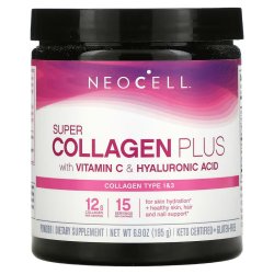 NeoCell - سوبر كولاجين بلس + فيتامين C - 195 غ