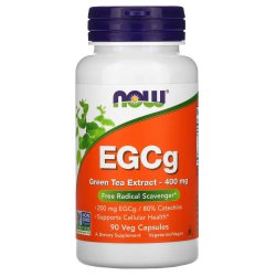 NOW Foods - Extrait de Thé Vert EGCg, 400 mg, 90 Capsules Végétarie...
