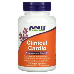 NOW Foods - Clinical Cardio, Soutien Cardiovasculaire, 90 Capsules ...