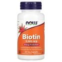 NOW Foods - Biotine, 5000 mcg, 60 Capsules Végétariennes - Santé de...