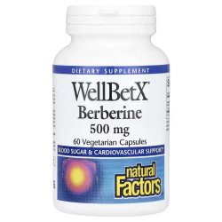 WellBetX - Berbérine, 500 mg, 60 Capsules Végétariennes - Améliorat...