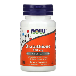 NOW Foods - Glutathion, 500 mg, 30 Capsules Végétariennes - Augment...